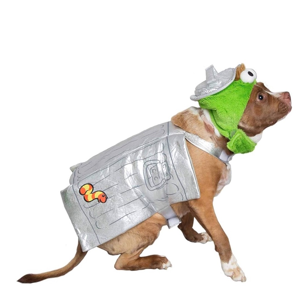 Oscar the grouch Dog Costume size M Sesame Street